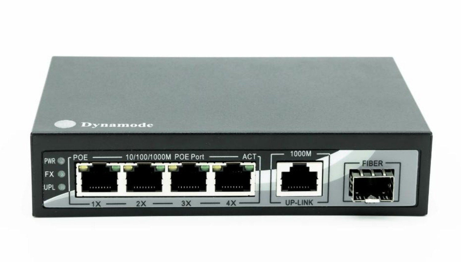 4 Port Gigabit Ethernet 10/100/1000 Desktop PoE Switch + 1 Uplink + SFP Port (SW40010-G-POE)