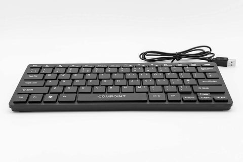 Compact Mini Portable Multimedia USB Travel Keyboard - Compoint