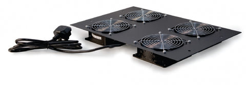 Roof mount cooling unit with 4 fans for 1000mm deep rack cabinets