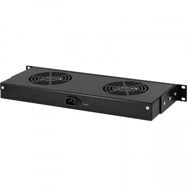 1U, 19 inch rackmount fan element with 2 fans for IT Network Server Da ...