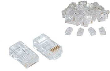 RJ45 UTP Connector / Plug - Bag of 100 (CAT5E)