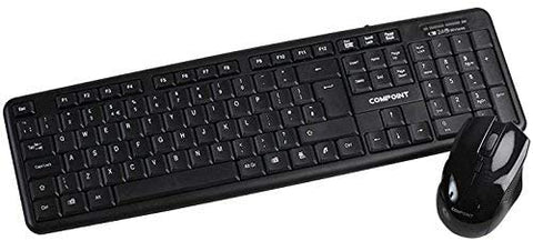 Compoint 2.4Ghz USB Wireless Keyboard And Mouse Combo Set For PC Laptop Smart TV UK