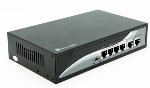 4 Port Fast Ethernet 10/100 Desktop PoE Switch + 2 Uplinks (SW40010-2-POE)
