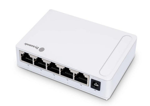 5 Port Gigabit Ethernet 10/100/1000 Desktop - Wall Mount Switch Hub (SWG50010-D)