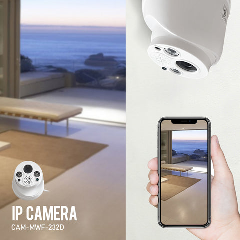 IP Camera 1080P CCTV HD 2MP Smart Home Security - Remote Monitoring
