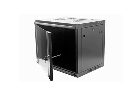 6U WALL CABINET 600 x 600 (BLACK)