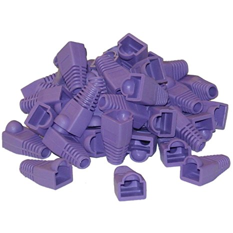 RJ45 BOOTS - Purple - Bag of 100