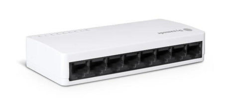 8 Port Fast Ethernet 10/100 Desktop - Wall Mount Switch Hub (SW80010-D)