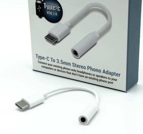 USB Type-C to Stereo Phono Adapter (C-TC-AUX)