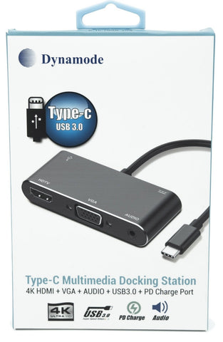 USB Type-C to VGA and HDMI 4K Adapter (C-TC-HDMI-VGA)