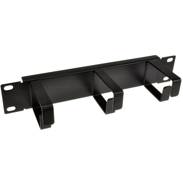 1U 10" SOHO CABLE MANAGEMENT BAR / PANEL WITH 3 RINGS
