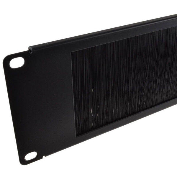 2U 19" CABLE MANAGEMENT BAR / PANEL - BRUSH TYPE (UNIVERSAL)