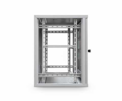 15u 450mm Deep Wall Cabinet (Grey) 15U 19 inch Wall Mount N Series Network Data Cabinet Rack (WxDxH) 550x450x720mm