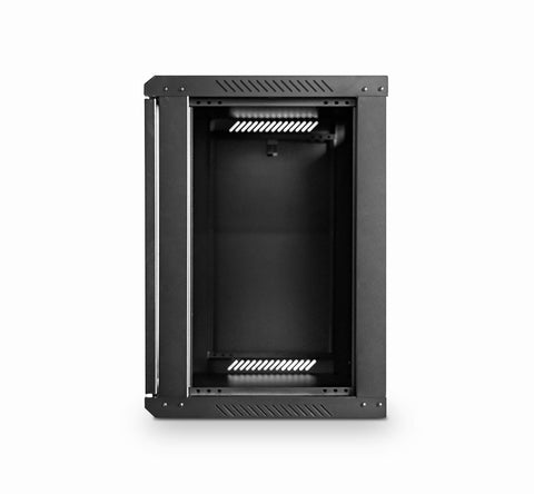 Flat Pack Data Cabinet for Rack Mounted Networking Small 6U Wall 450mm