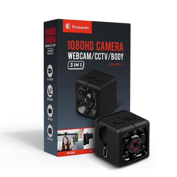 1080P CCTV CAMERA - WEBCAM/CCTV/BODYCAM 3 in 1 - Surveillance