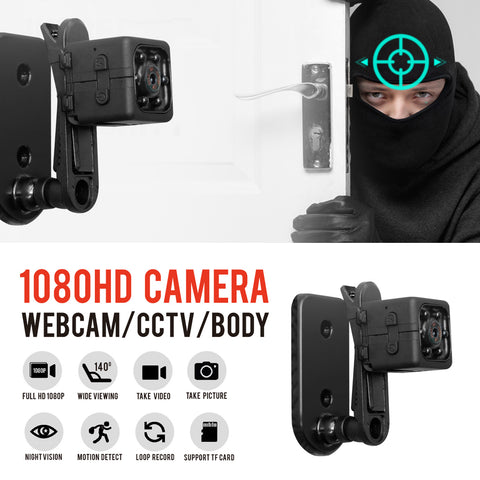 1080P CCTV CAMERA - WEBCAM/CCTV/BODYCAM 3 in 1 - Surveillance