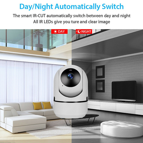 HD 1080P Wireless WIFI IP CCTV Camera Smart Home Security Night Vision Indoor UK