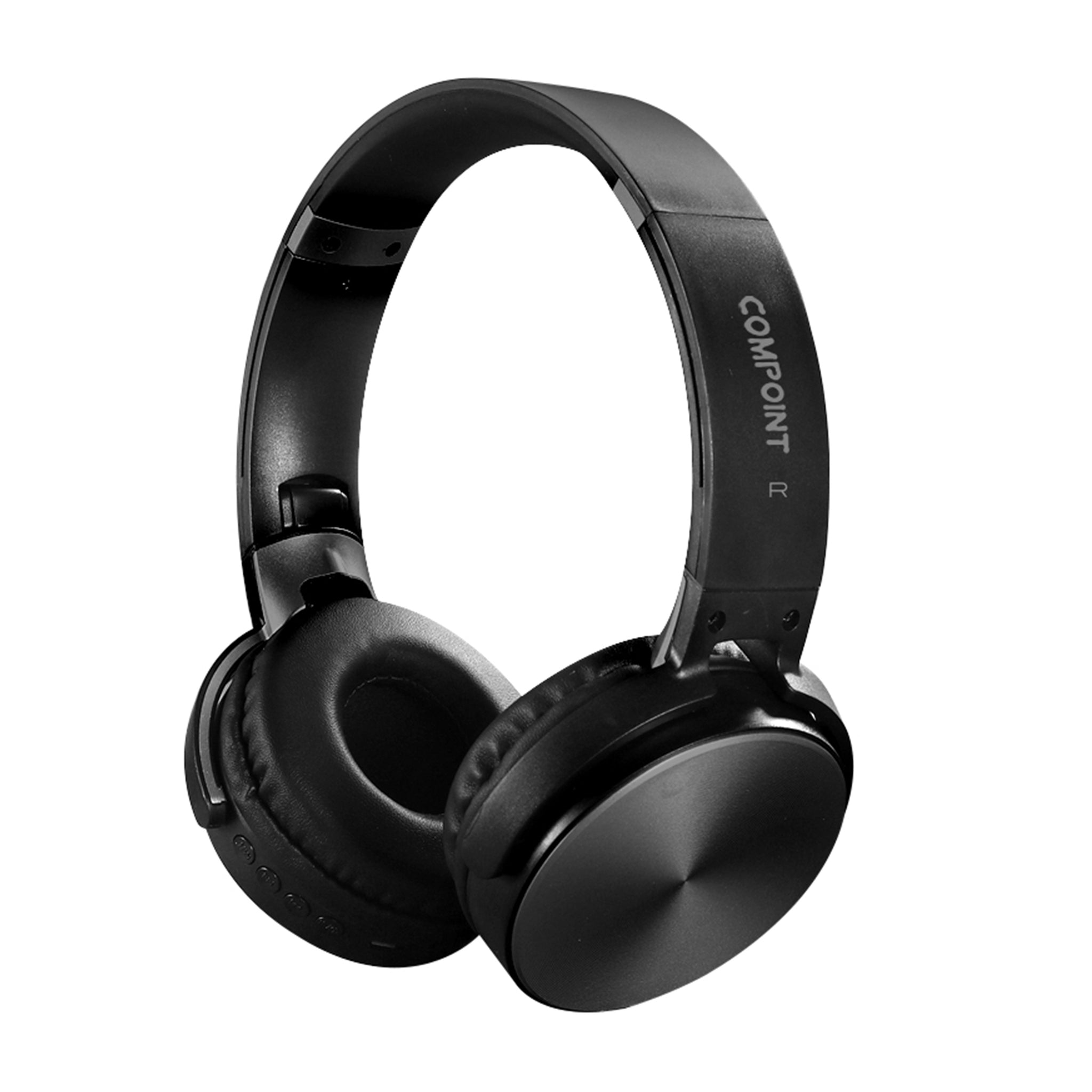 Bluetooth 4.0 Foldable Stereo Headphones with Active Noise Cancellation - Black