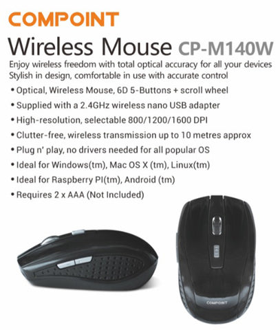 2.4 GHz Wireless Cordless Mouse Mice Optical Scroll For PC Laptop Computer + USB