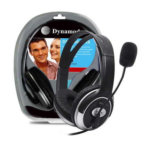 Plug n’ Play Stereo Headset & Microphone - Full Ear - USB