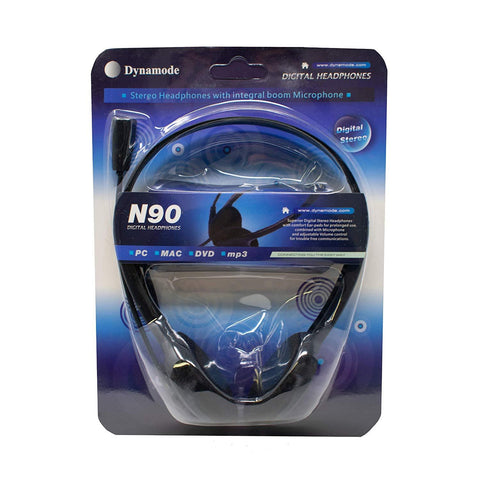 STEREO HEADSET & MICROPHONE - 3.5MM JACK/S