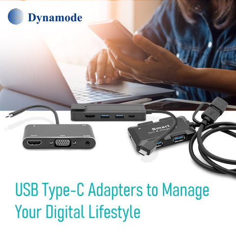 USB Type-C to Gigabit LAN and USB3 Hub Adapter (C-TC-LAN-HUB)