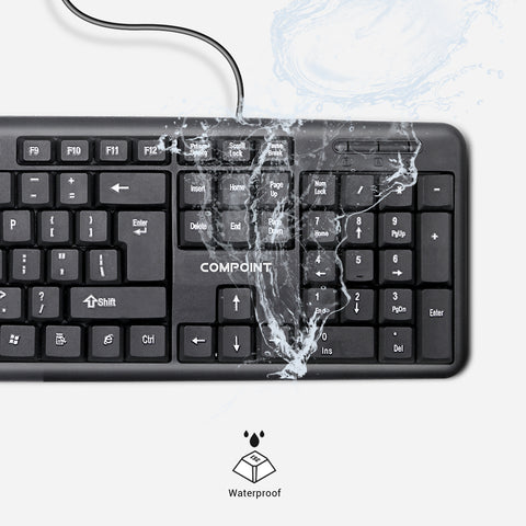 Full size Black Standard USB Keyboard