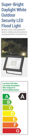 50W LED Flood Light - 4000LM / Lumens (IP65) 2835