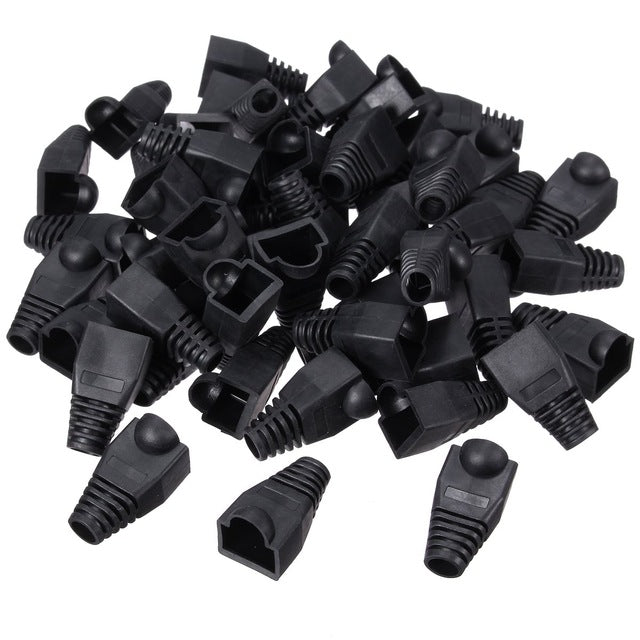 RJ45 BOOTS - Black - Bag of 100