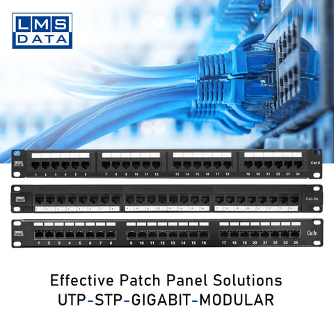 12 Port 1U 10-inch CAT5e UTP SOHO UTP PATCH PANEL (PPAN-12-10)