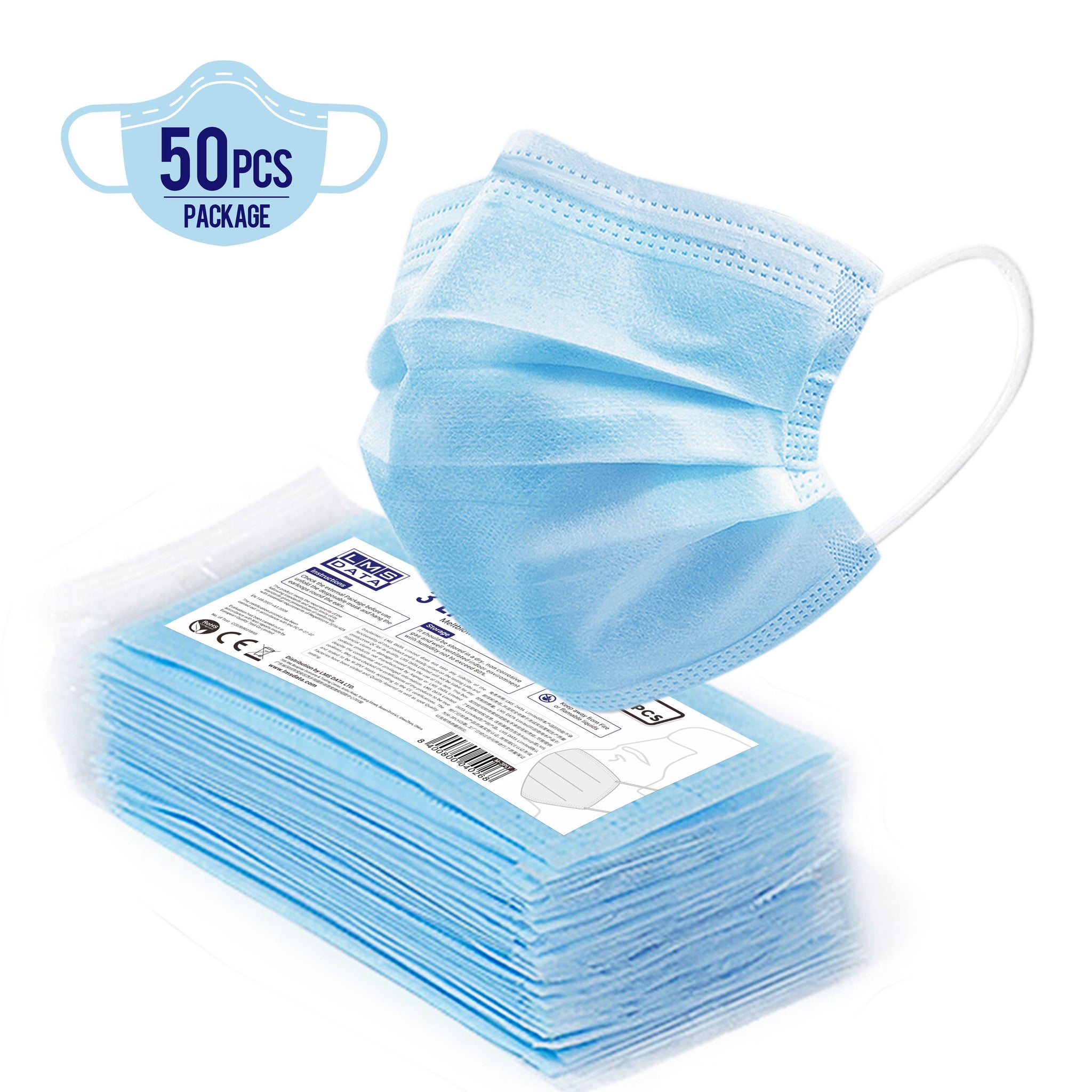 3 Lay Mask (Pack of 50)