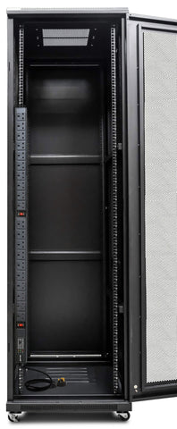 16 Way Vertically Mounted Schuko Plug PDU - 16A Schuko Sockets
