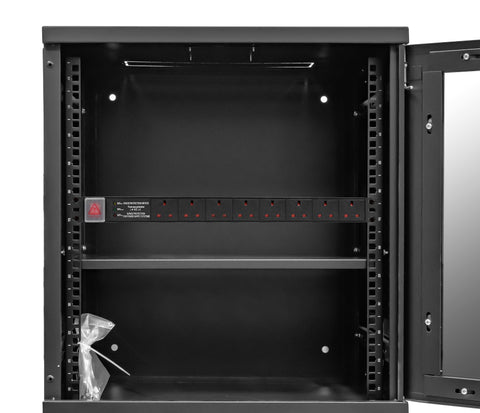 16 Way Horizontally Mounted Rackmount IEC 14 Plug PDU - IEC 13 Sockets (PDU-16W-H-IEC-IEC)