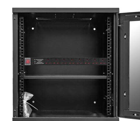 8 Way Horizontally Mounted Rackmount IEC 14 Plug PDU - IEC 13 Sockets (PDU-8WS-H-IEC-IEC)