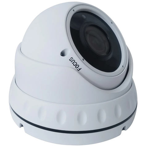 B-secure 2.1MP 1080P/960H 4in1 White Dome CCTV Camera - Varifocal