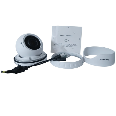 B-secure 2.1MP 1080P/960H 4in1 White Dome CCTV Camera - Varifocal