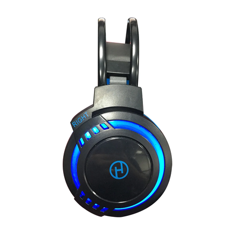Black & Blue Gaming USB Stereo Headset & Microphone