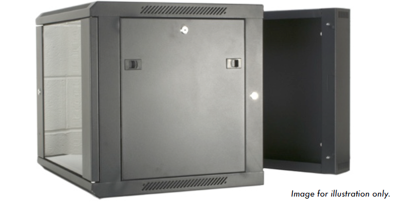 12U 19 inch Wall Mount N Series Network  Data Cabinet  Rack (WxDxH) 550x600x600mm - Dual Section