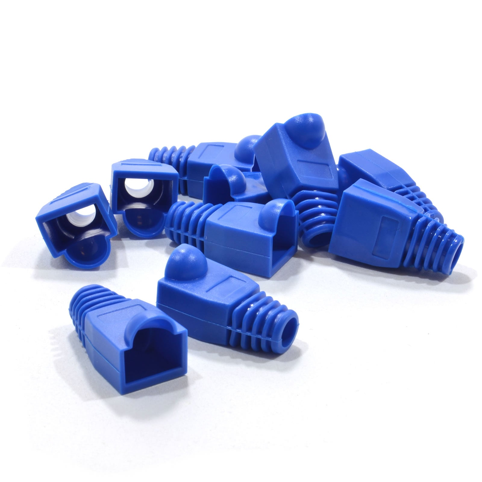 RJ45 BOOTS - Blue - Bag of 100