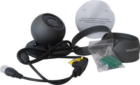 5MP/4MP 4in1 Grey Dome CCTV Camera - Fixed Lens
