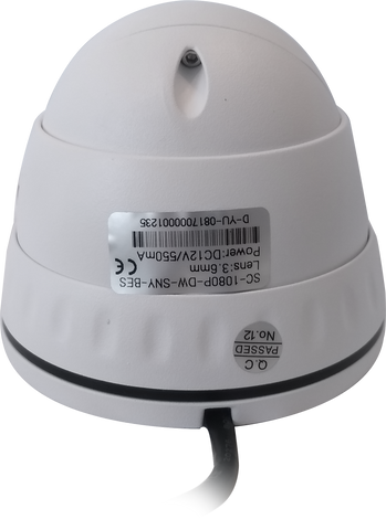 2.1MP 4in1 White Dome CCTV Camera