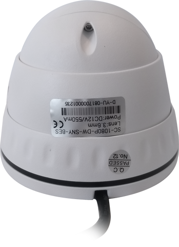 2.1MP 4 in 1 White Dome CCTV Camera