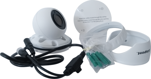 5MP/4MP 4in1 White Dome CCTV Camera