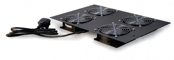 Roof mount cooling unit with 4 fans for 1000mm deep rack cabinets - Rack Sellers