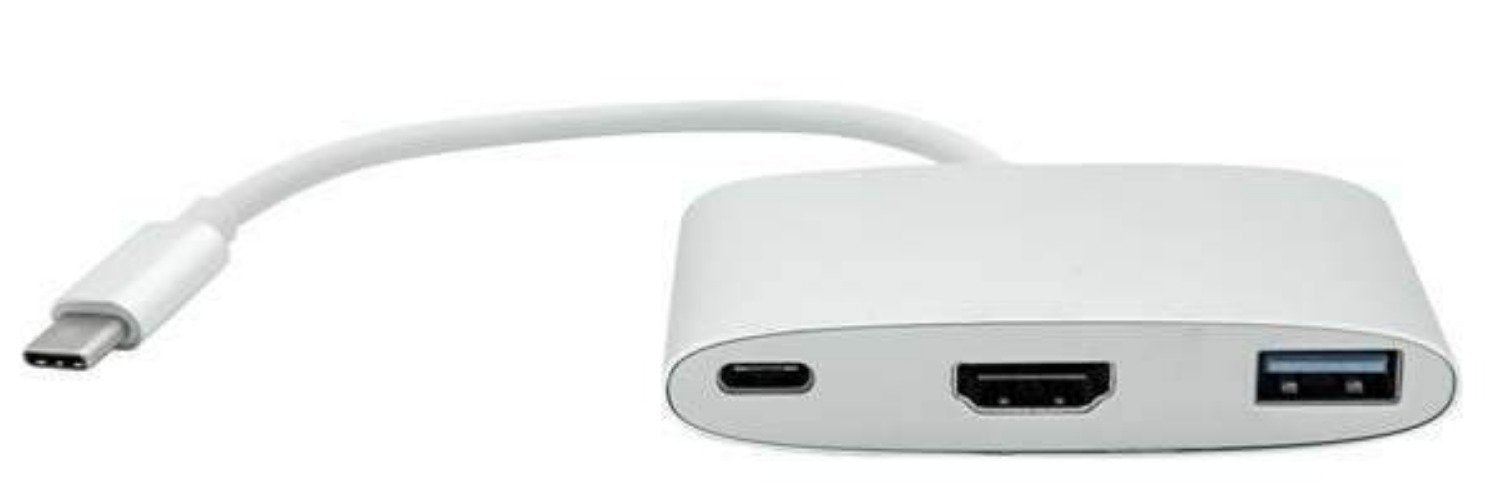 USB Type-C to USB3 Hub and HDMI 4K Adapter (C-TC-HDMI-USB3)