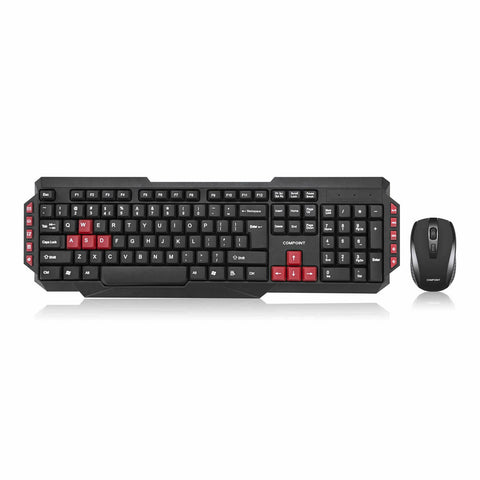 2.4Ghz Wireless Gaming Keyboard And Optical Mouse Set Combo Gaming UK