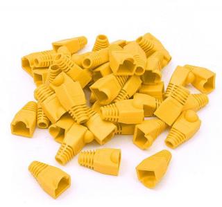 RJ45 BOOTS - Yellow - Bag of 100 - Rack Sellers