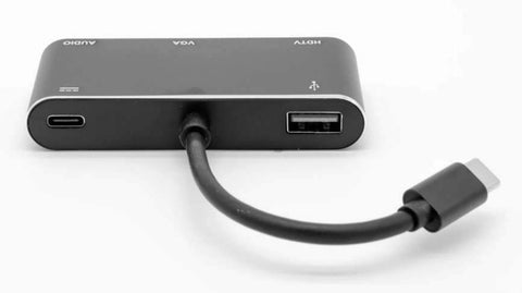 USB Type-C to VGA and HDMI 4K Adapter (C-TC-HDMI-VGA)